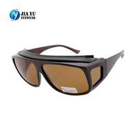 Custom Wear Over Sunglasses Sun Shield UV400 Polarized Fit Over Glasses